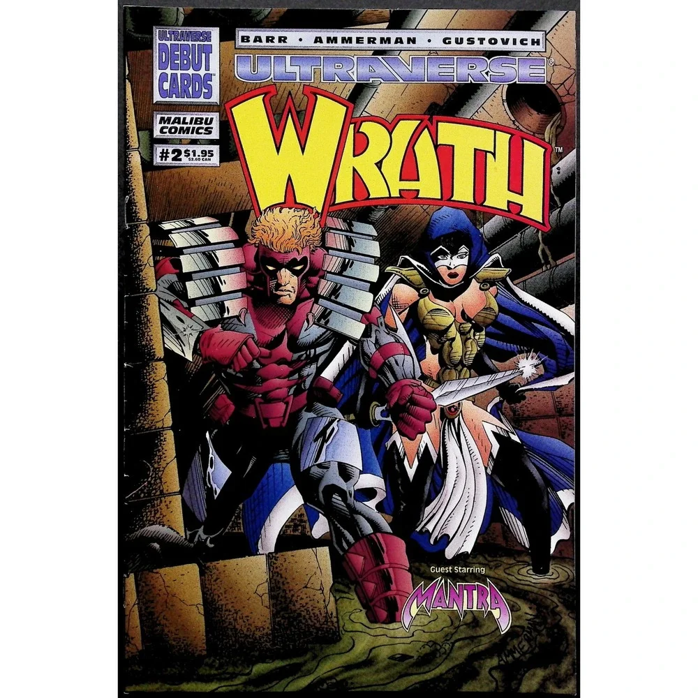 Wrath #1-5 Complete Set‎ Malibu Ultraverse 1994 Mantra Freex Guest Appearances